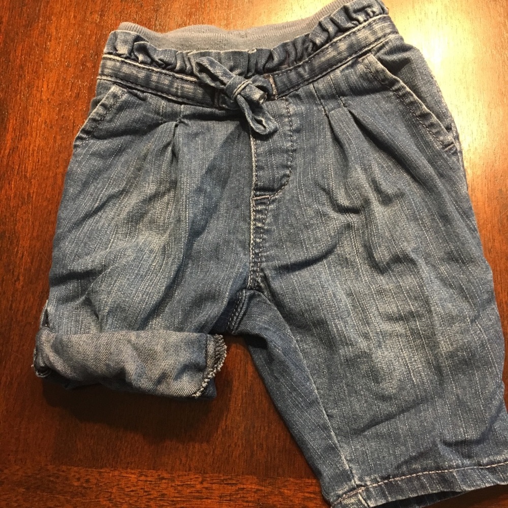 Denim shorts